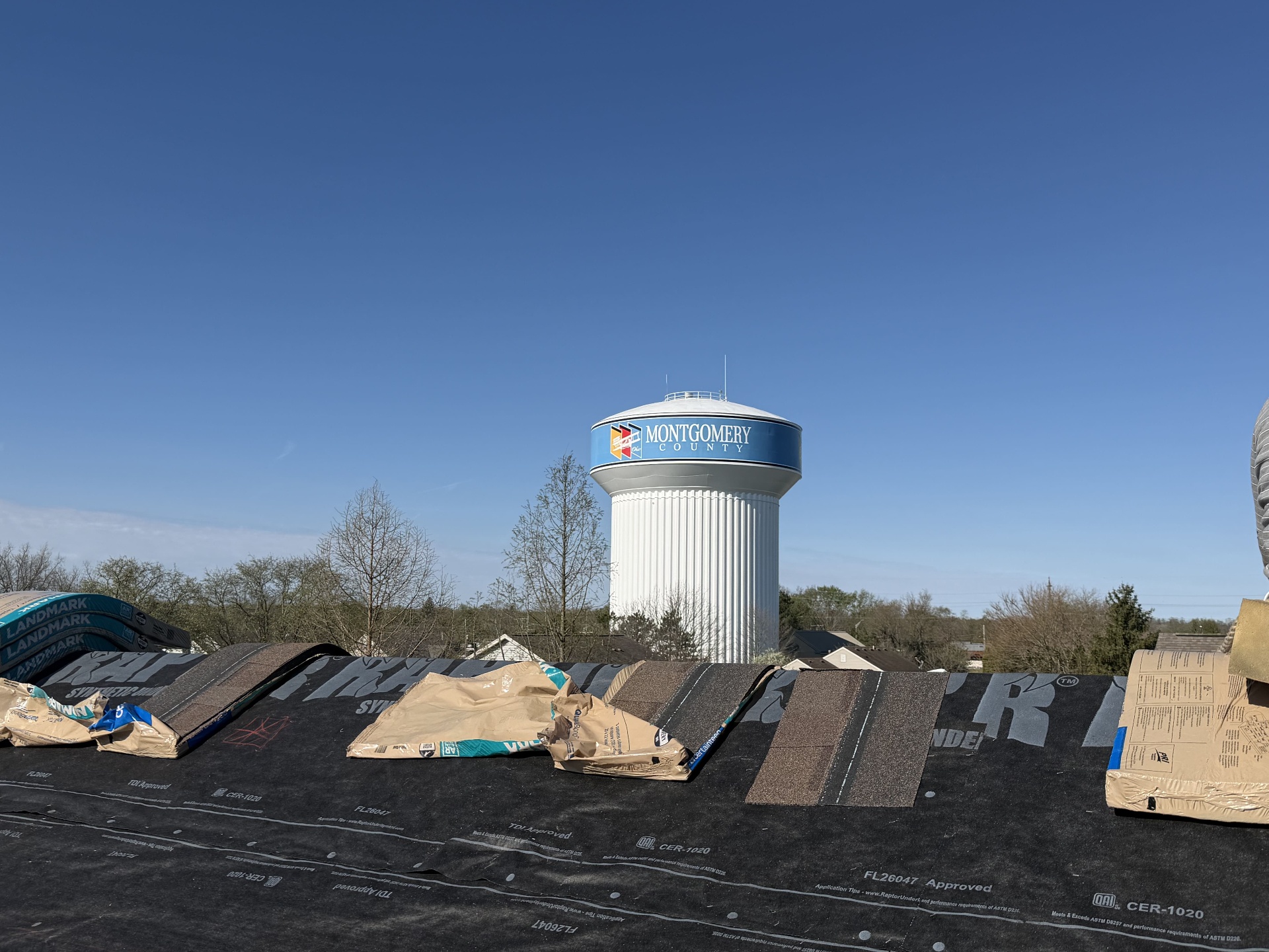 Low-Slope Commercial Membrane Roof completed in Dayton, OH by H4 Roofing & Construction
