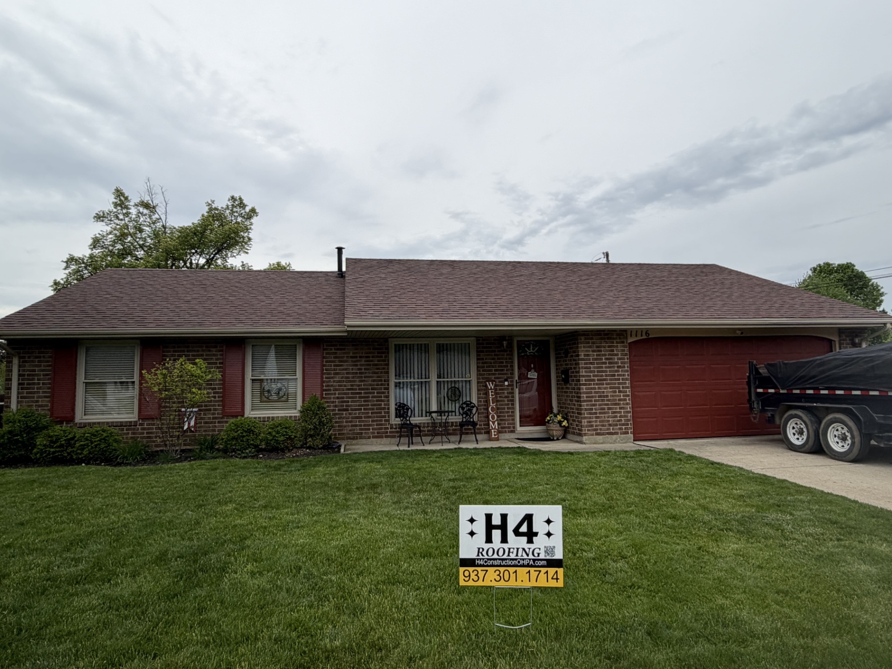 Recent roofing project photo 1 by H4 Roofing & Construction in Dayton, OH