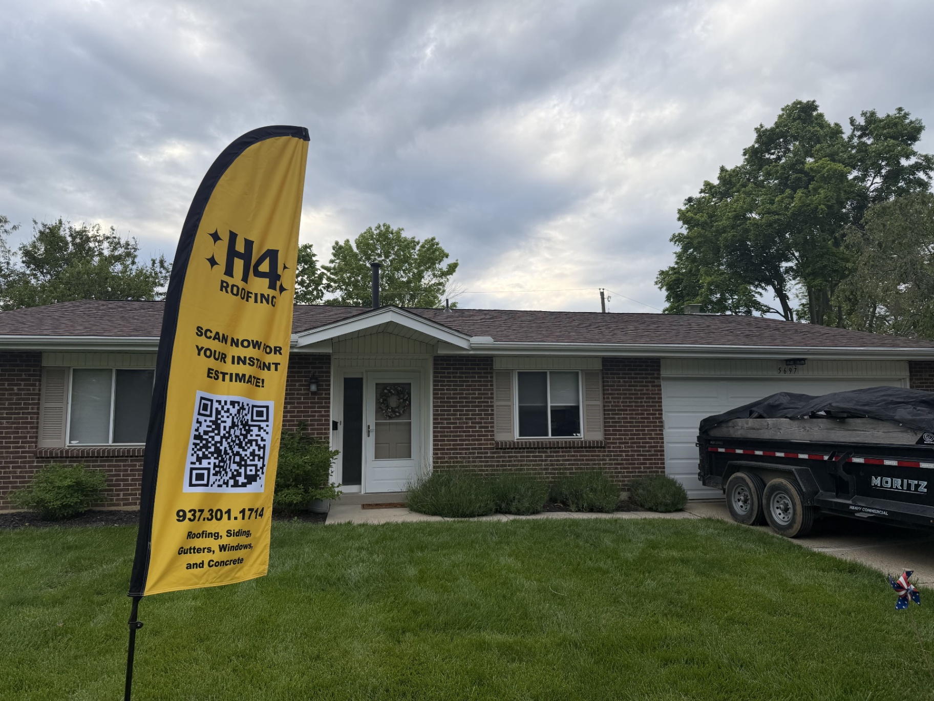 Roof Repair project photo 4 by H4 Roofing & Construction in Dayton, OH
