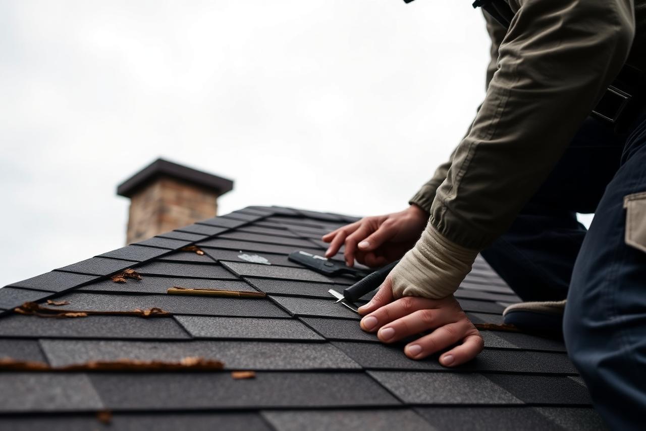 Storm Damage Roof Repair completed in Beavercreek, OH by H4 Roofing & Construction